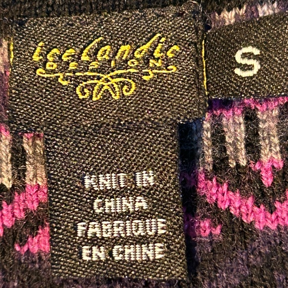 Chic Pink and Black Marino wool Patterned Mini Skirt - Picture 3 of 4